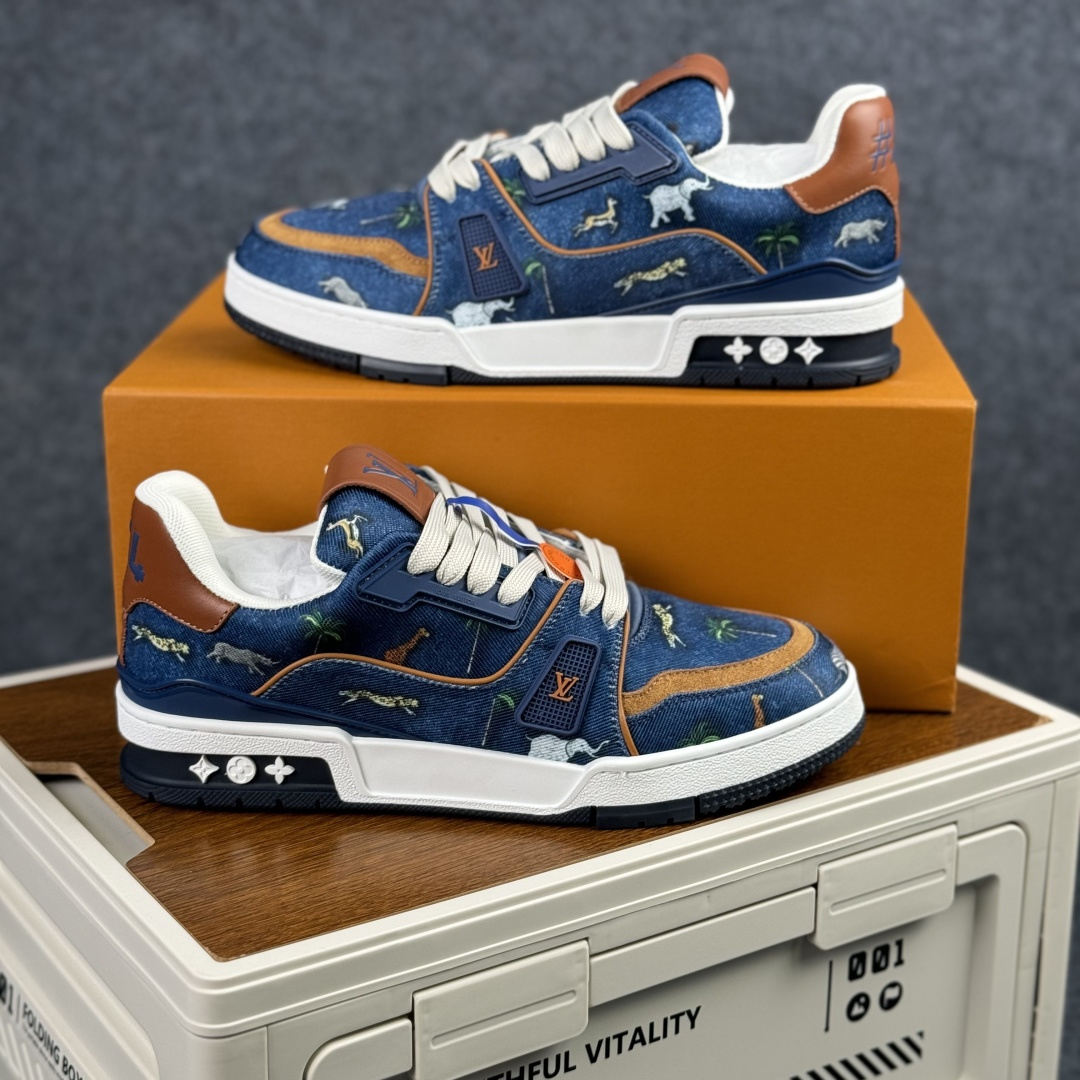 YS广奢高端货 LOUIS VUITTON 路易威登 LV Trainer 板鞋 YS广奢高端货 LOUIS VUITTON 路易威登 LV Trainer 板鞋