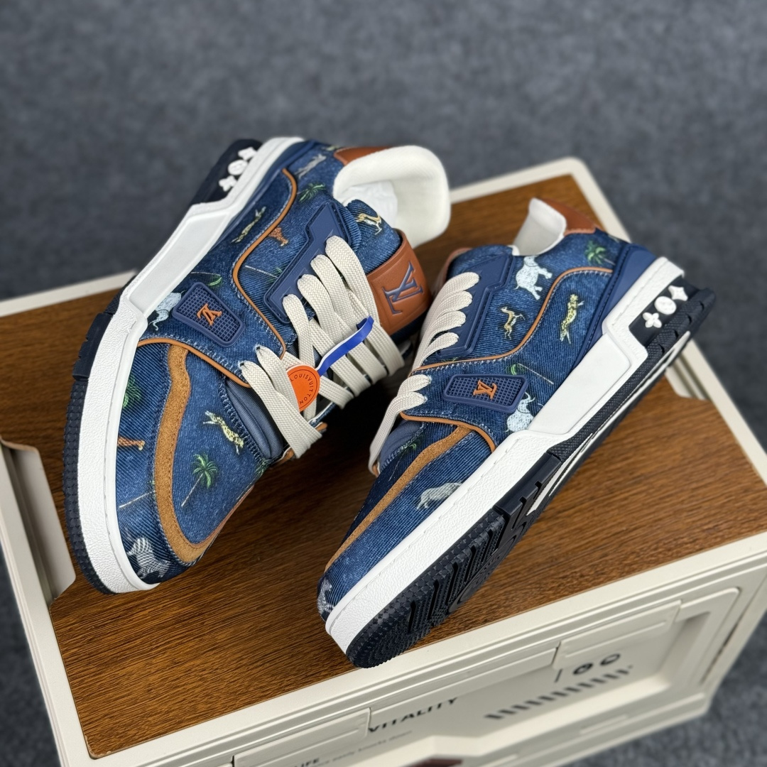 YS广奢高端货 LOUIS VUITTON 路易威登 LV Trainer 板鞋 YS广奢高端货 LOUIS VUITTON 路易威登 LV Trainer 板鞋
