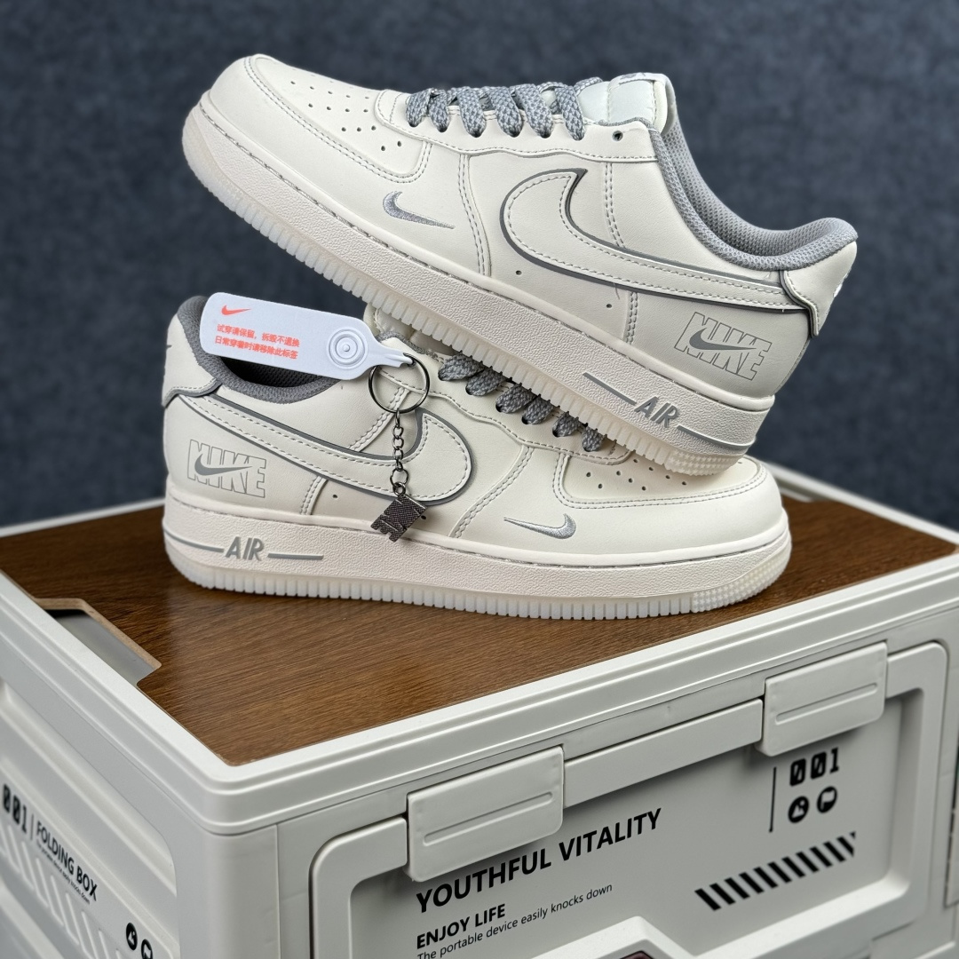 Nike Air Force 1'07 Low 联名 沙褐藏蓝 空军一号低帮休闲板鞋 SM6668-133