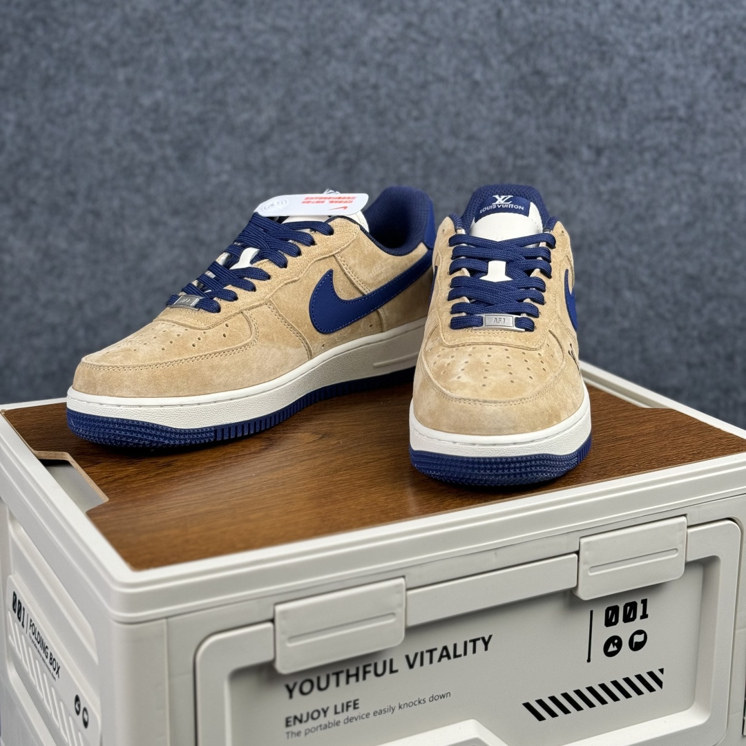 Nike Air Force 1'07 Low 联名 沙褐藏蓝 空军一号低帮休闲板鞋 FQ3545-300