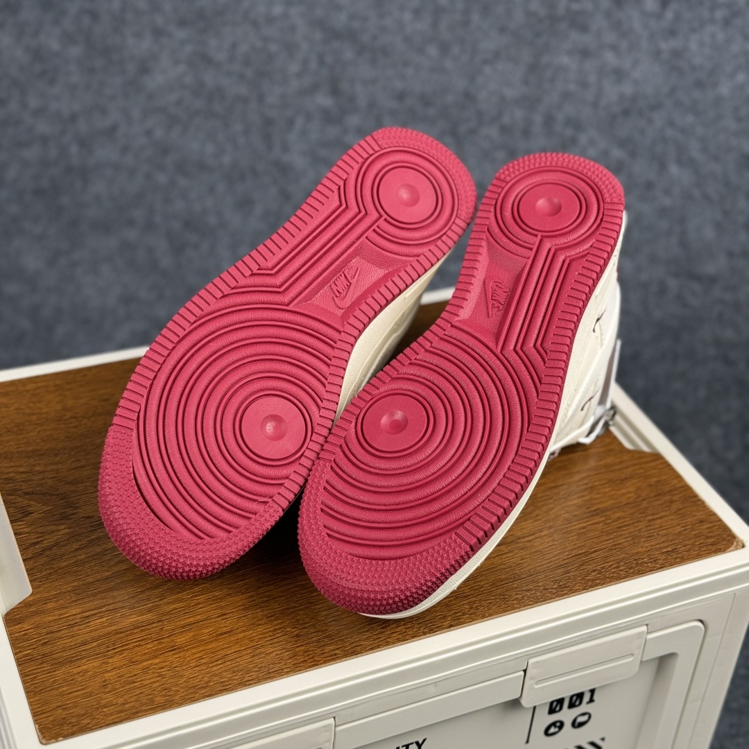 Nike Air Force 1'07 Low 酒红三勾 空军一号低帮休闲板鞋 JP2026-106
