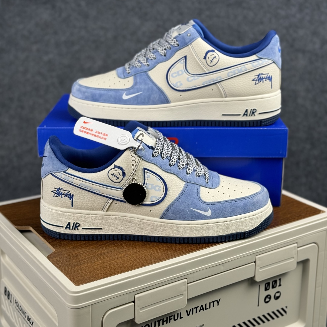 Nike Air Force 1'07 Low 联名款 蓝白格调 空军一号低帮休闲板鞋 SY1388-020-Top High Quatity Cheap Sneakers Fashion Clothing Clothes Bags handbags Shoes of all Brand wholesale With The best Quality And Beautiful Price from China Factory Chinese suppliers wholesaler seller Nike Air Force 1'07 Low 联名款 蓝白格调 空军一号低帮休闲板鞋 SY1388-020