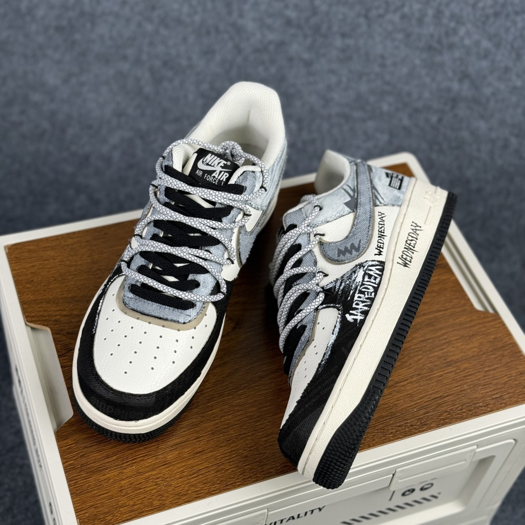 Nike Air Force 1'07 Low ”Dark Gothic Graffiti” 手绘涂鸦 暗黑涂鸦 空军一号低帮休闲板鞋 FB0607-110-Top High Quatity Cheap Sneakers Fashion Clothing Clothes Bags handbags Shoes of all Brand wholesale With The best Quality And Beautiful Price from China Factory Chinese suppliers wholesaler seller Nike Air Force 1'07 Low ”Dark Gothic Graffiti” 手绘涂鸦 暗黑涂鸦 空军一号低帮休闲板鞋 FB0607-110