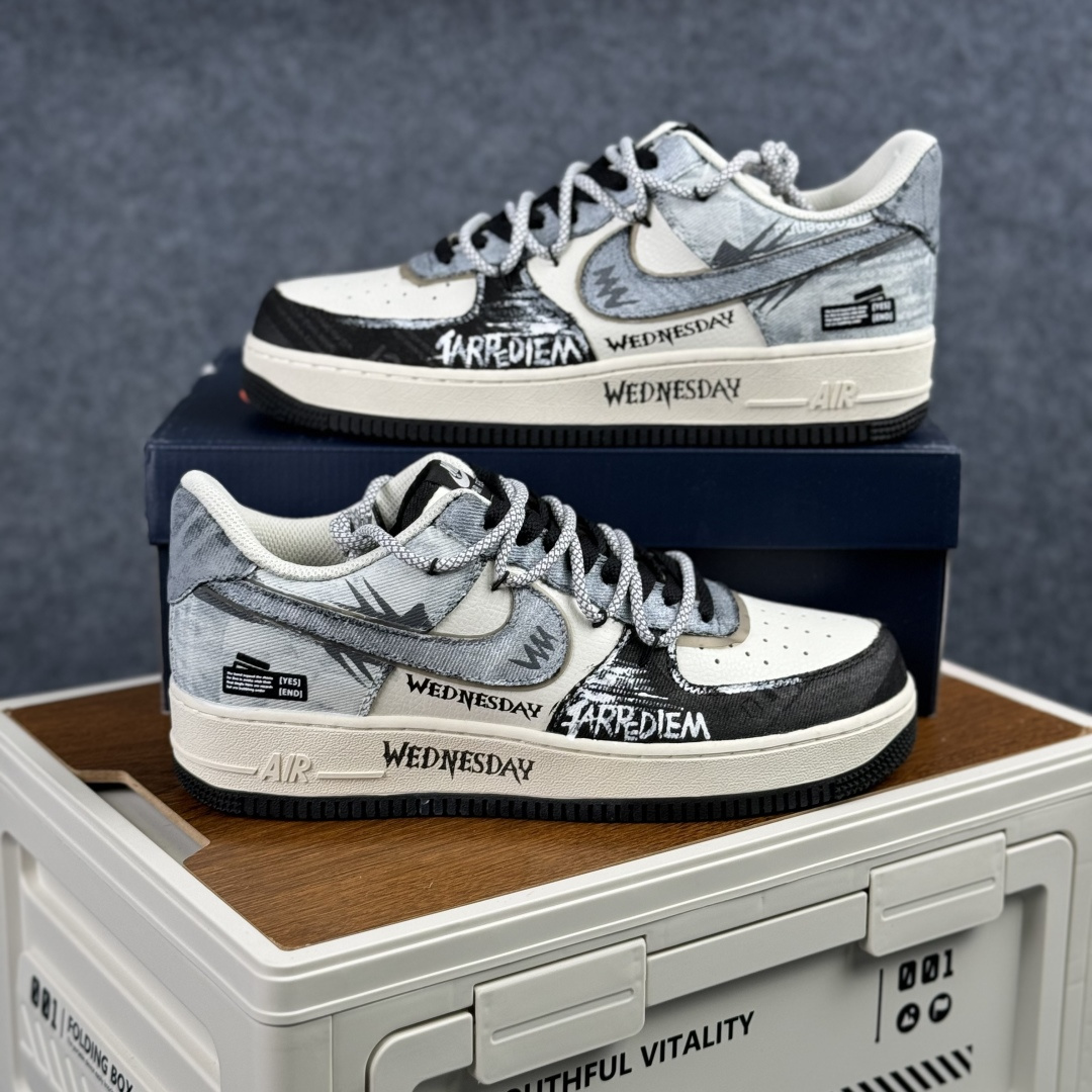 Nike Air Force 1'07 Low ”Dark Gothic Graffiti” 手绘涂鸦 暗黑涂鸦 空军一号低帮休闲板鞋 FB0607-110-Top High Quatity Cheap Sneakers Fashion Clothing Clothes Bags handbags Shoes of all Brand wholesale With The best Quality And Beautiful Price from China Factory Chinese suppliers wholesaler seller Nike Air Force 1'07 Low ”Dark Gothic Graffiti” 手绘涂鸦 暗黑涂鸦 空军一号低帮休闲板鞋 FB0607-110