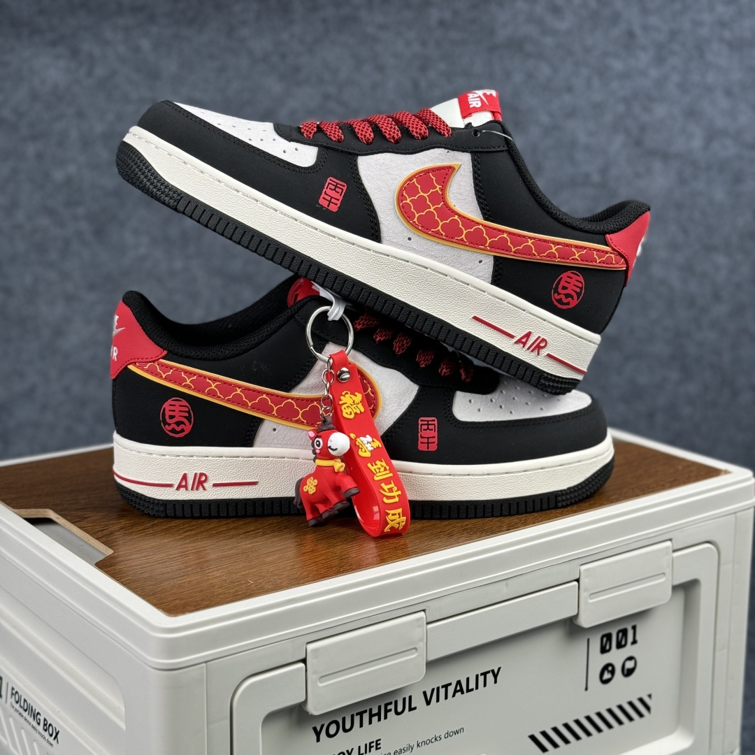 NIke Air Force 1'07 Low 马年限定 汗血宝马 空军一号低帮休闲板鞋 HT5088-612
