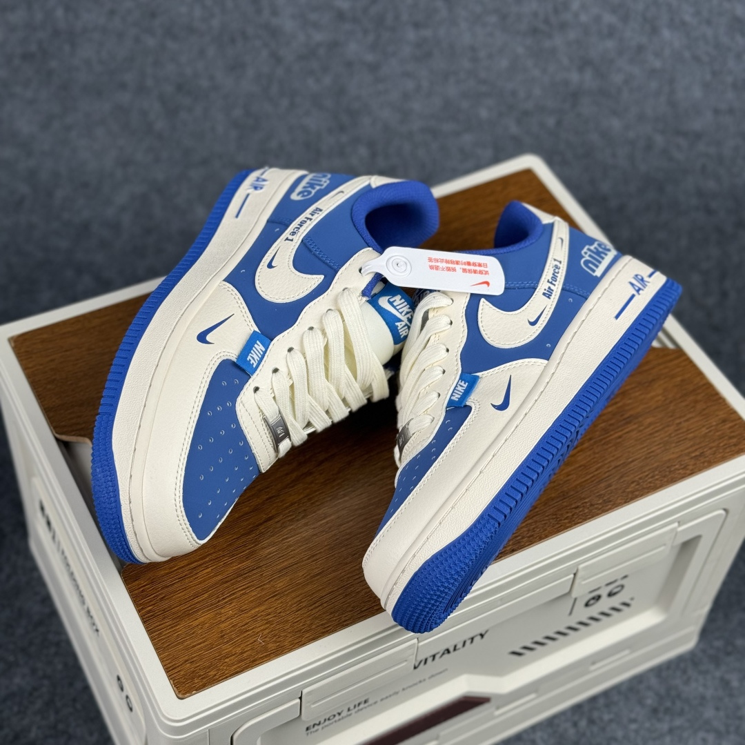 Nike Air Force 1 '07 Low “NIKE联名------白蓝” 高端定制 低帮休闲板鞋 XD9314-612