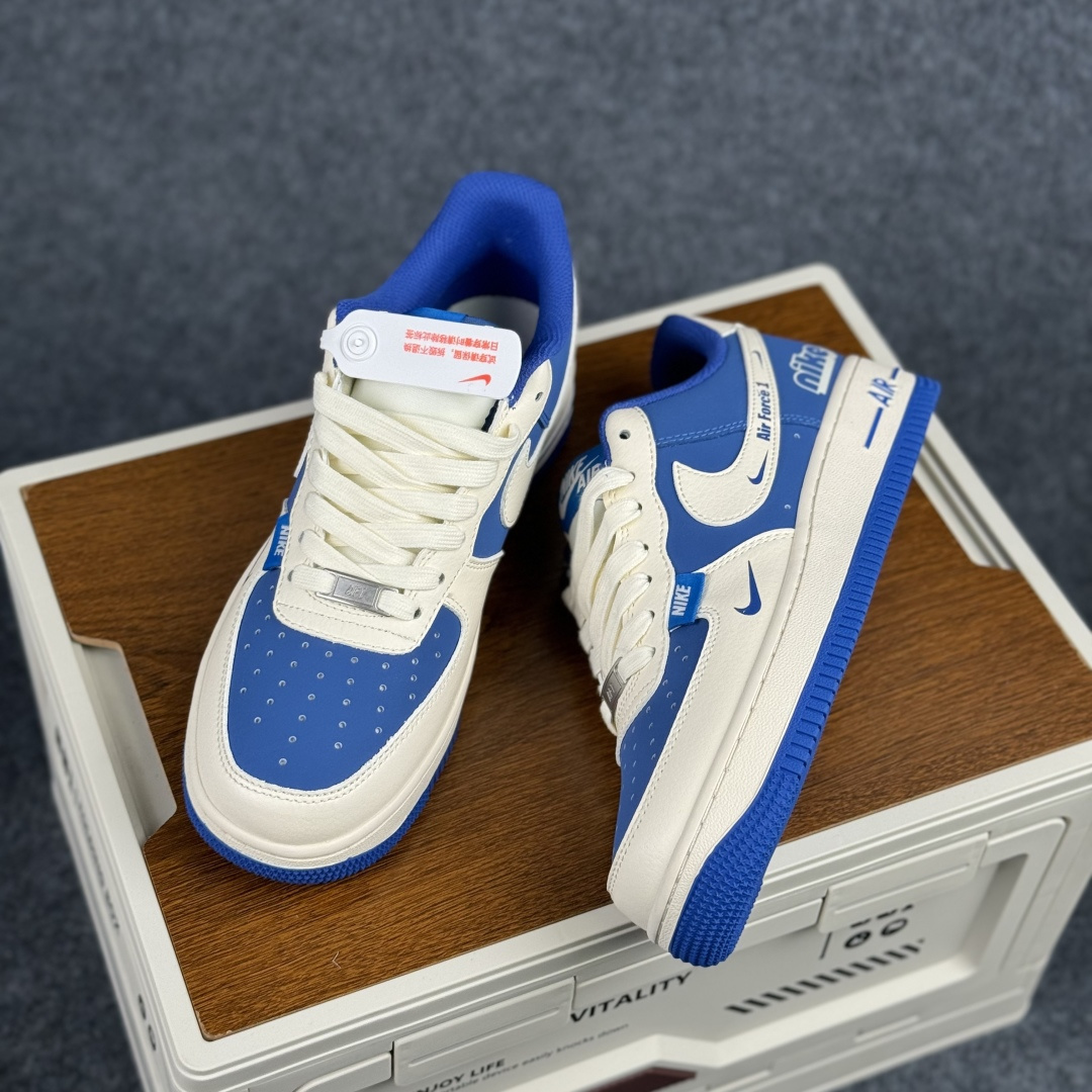 Nike Air Force 1 '07 Low “NIKE联名------白蓝” 高端定制 低帮休闲板鞋 XD9314-612