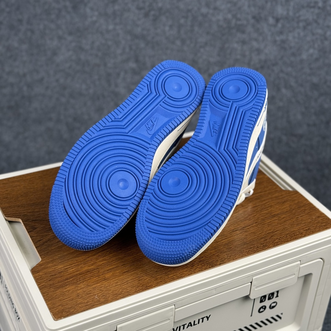 Nike Air Force 1 '07 Low “NIKE联名------白蓝” 高端定制 低帮休闲板鞋 XD9314-612