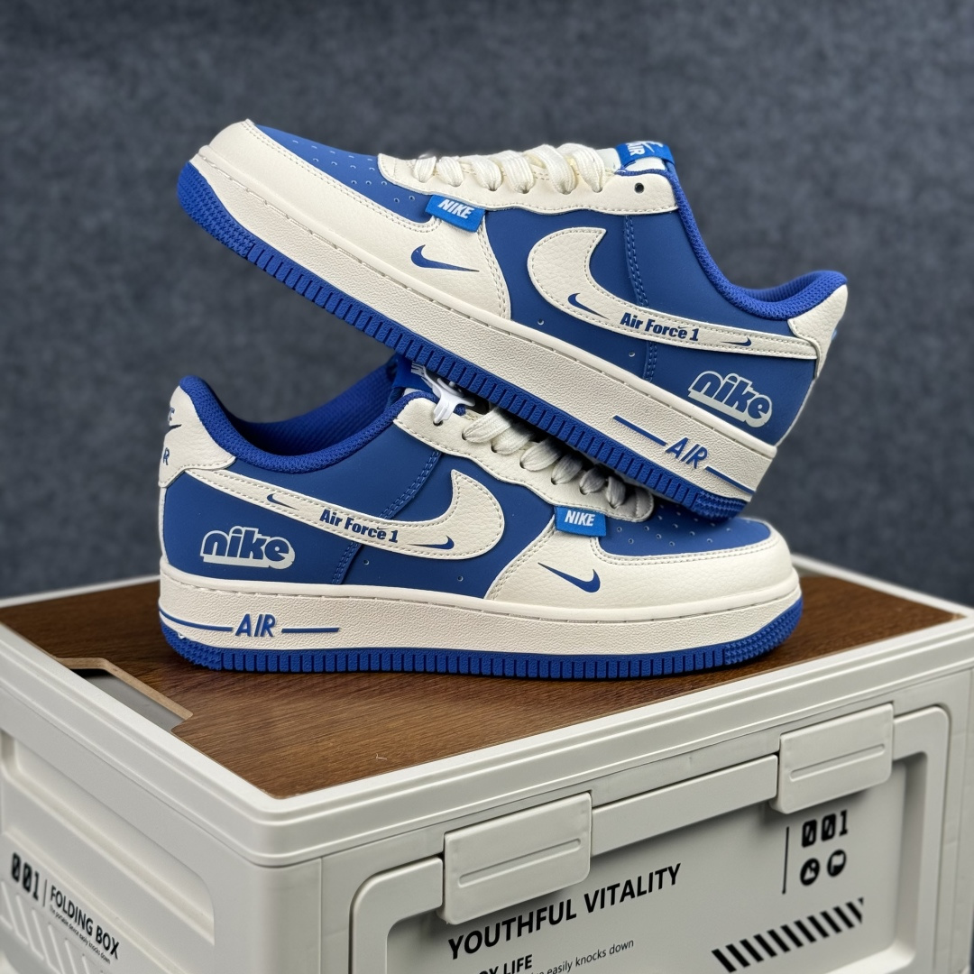 Nike Air Force 1 '07 Low “NIKE联名------白蓝” 高端定制 低帮休闲板鞋 XD9314-612