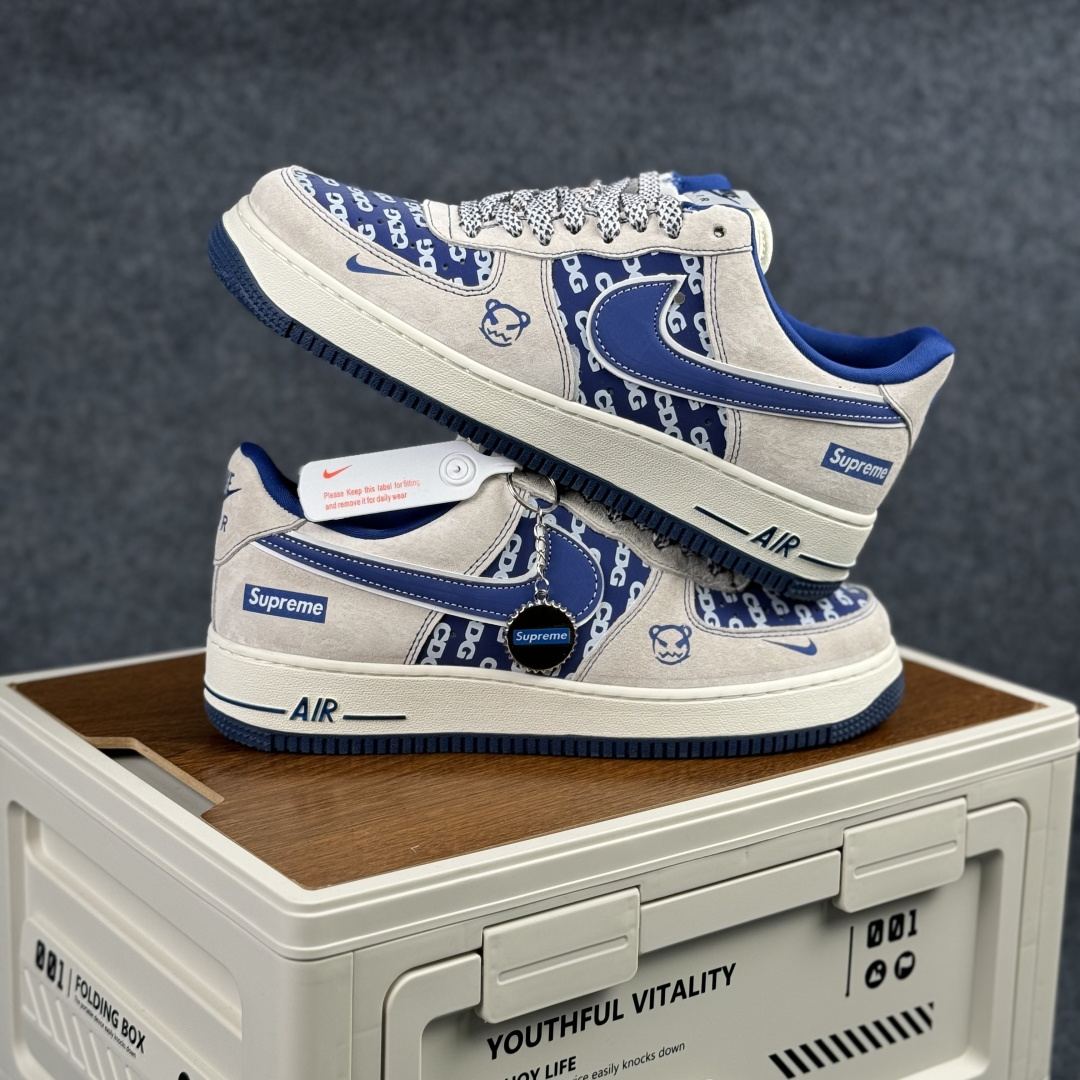 Nike Air Force 1 '07 Low “斯图西联名-浅灰宝蓝色麂皮 高端定制 低帮休闲板鞋 XD9314-612-Top High Quatity Cheap Sneakers Fashion Clothing Clothes Bags handbags Shoes of all Brand wholesale With The best Quality And Beautiful Price from China Factory Chinese suppliers wholesaler seller Nike Air Force 1 '07 Low “斯图西联名-浅灰宝蓝色麂皮 高端定制 低帮休闲板鞋 XD9314-612
