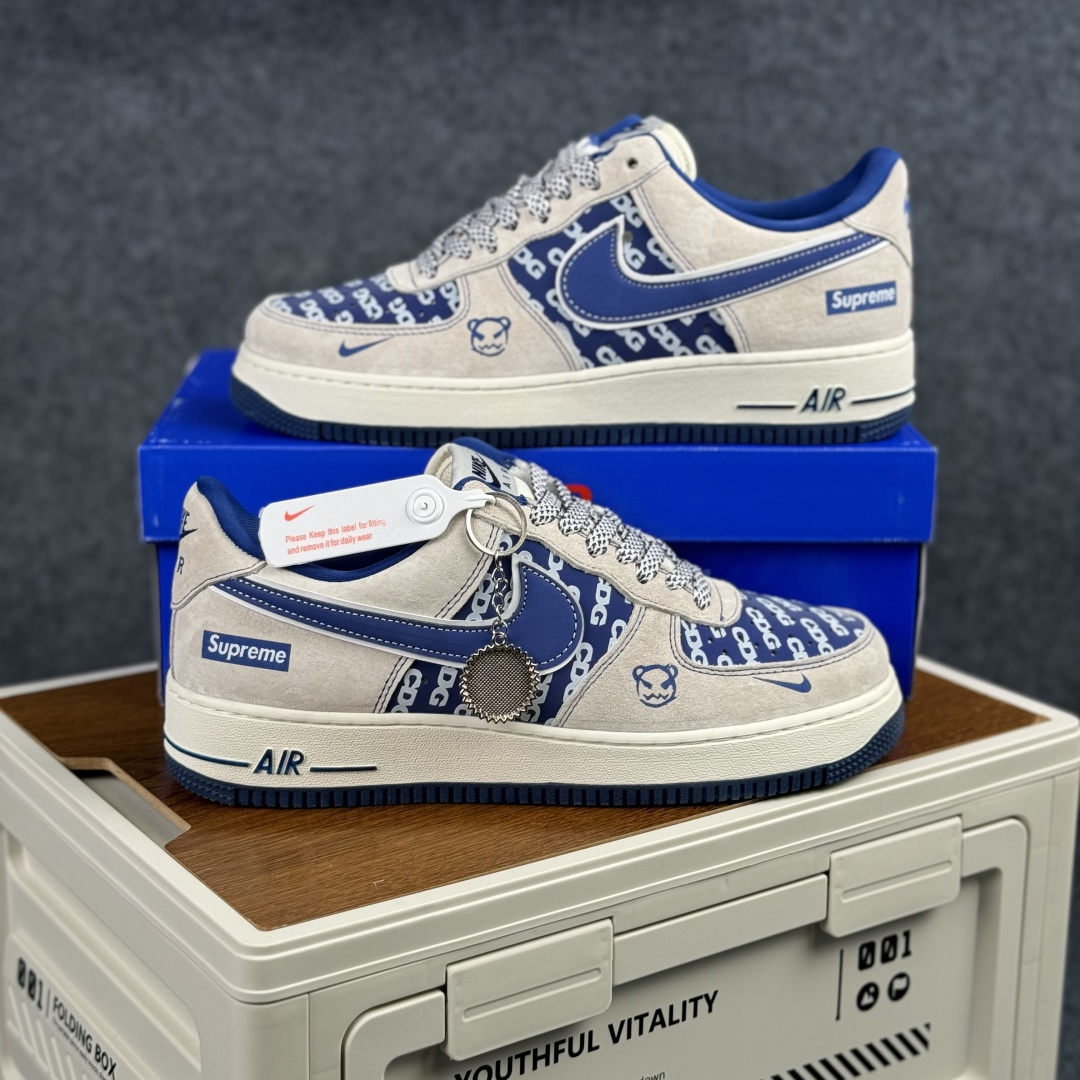 Nike Air Force 1 '07 Low “斯图西联名-浅灰宝蓝色麂皮 高端定制 低帮休闲板鞋 XD9314-612-Top High Quatity Cheap Sneakers Fashion Clothing Clothes Bags handbags Shoes of all Brand wholesale With The best Quality And Beautiful Price from China Factory Chinese suppliers wholesaler seller Nike Air Force 1 '07 Low “斯图西联名-浅灰宝蓝色麂皮 高端定制 低帮休闲板鞋 XD9314-612