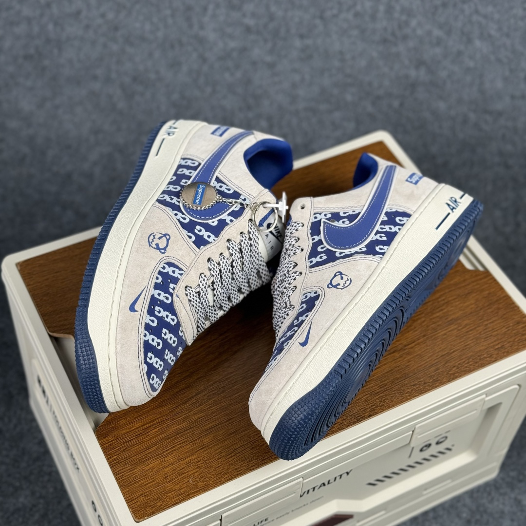Nike Air Force 1 '07 Low “斯图西联名-浅灰宝蓝色麂皮 高端定制 低帮休闲板鞋 XD9314-612-Top High Quatity Cheap Sneakers Fashion Clothing Clothes Bags handbags Shoes of all Brand wholesale With The best Quality And Beautiful Price from China Factory Chinese suppliers wholesaler seller Nike Air Force 1 '07 Low “斯图西联名-浅灰宝蓝色麂皮 高端定制 低帮休闲板鞋 XD9314-612