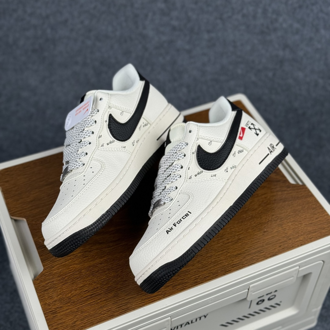 290 Nike Air Force 1'07 Low 联名 米黑勾 空军一号低帮休闲板鞋 SM6668-117-Chinese UA Cheap High Quatity Brand Clothes Bags handbags Sneakers wholesale wholesaler seller from China Factory suppliers Fashion Clothing Shoes best Quality Beautiful Price 290 Nike Air Force 1'07 Low 联名 米黑勾 空军一号低帮休闲板鞋 SM6668-117