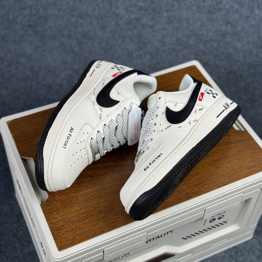 290 Nike Air Force 1'07 Low 联名 米黑勾 空军一号低帮休闲板鞋 SM6668-117-Chinese UA Cheap High Quatity Brand Clothes Bags handbags Sneakers wholesale wholesaler seller from China Factory suppliers Fashion Clothing Shoes best Quality Beautiful Price 290 Nike Air Force 1'07 Low 联名 米黑勾 空军一号低帮休闲板鞋 SM6668-117