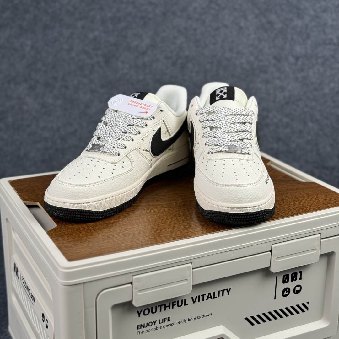 290 Nike Air Force 1'07 Low 联名 米黑勾 空军一号低帮休闲板鞋 SM6668-117-Chinese UA Cheap High Quatity Brand Clothes Bags handbags Sneakers wholesale wholesaler seller from China Factory suppliers Fashion Clothing Shoes best Quality Beautiful Price 290 Nike Air Force 1'07 Low 联名 米黑勾 空军一号低帮休闲板鞋 SM6668-117