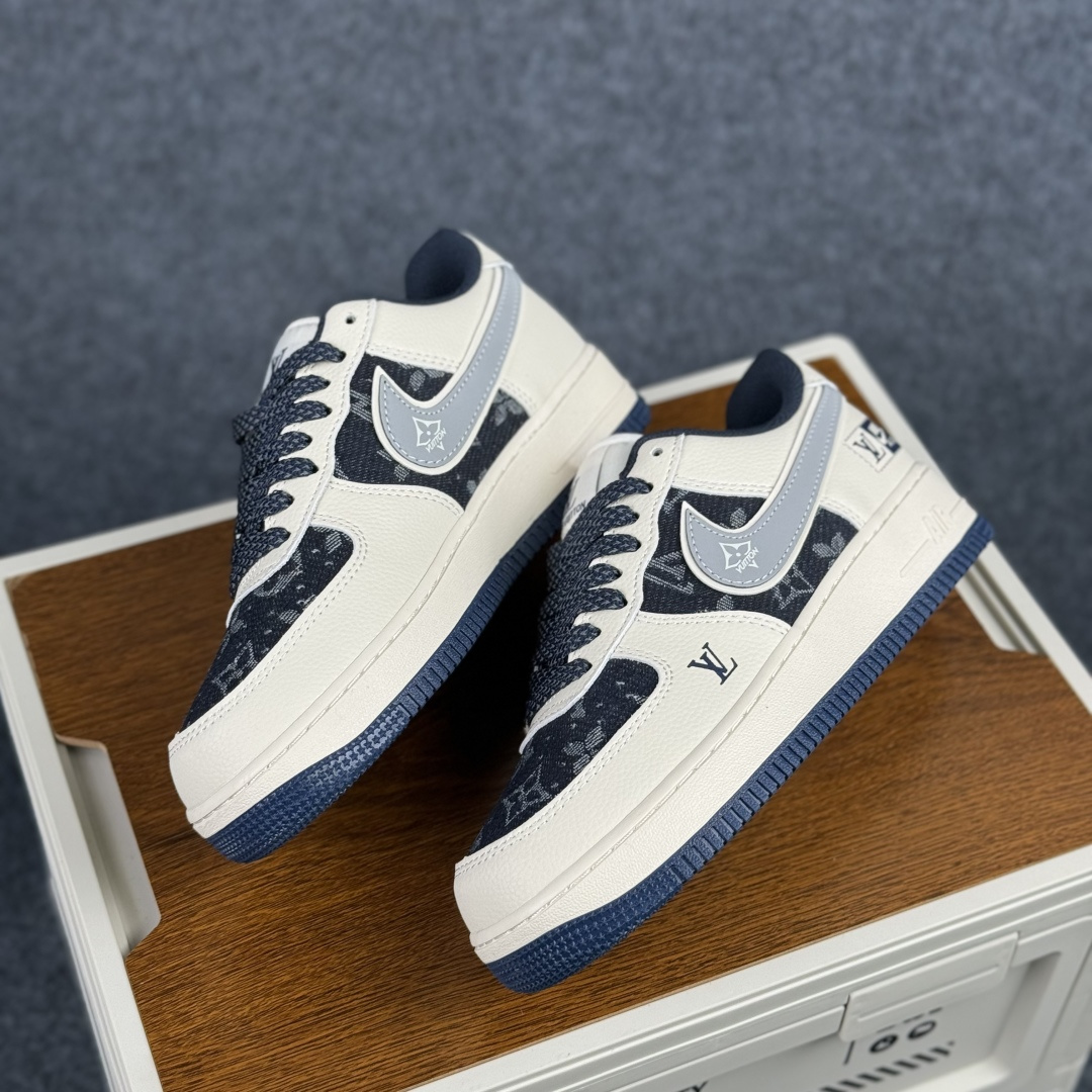 260- Nike Air Force 1'07 Low LV联名 米黑牛仔 空军一号低帮休闲板鞋 XY2025-006-Chinese UA Cheap High Quatity Brand Clothes Bags handbags Sneakers wholesale wholesaler seller from China Factory suppliers Fashion Clothing Shoes best Quality Beautiful Price 260- Nike Air Force 1'07 Low LV联名 米黑牛仔 空军一号低帮休闲板鞋 XY2025-006