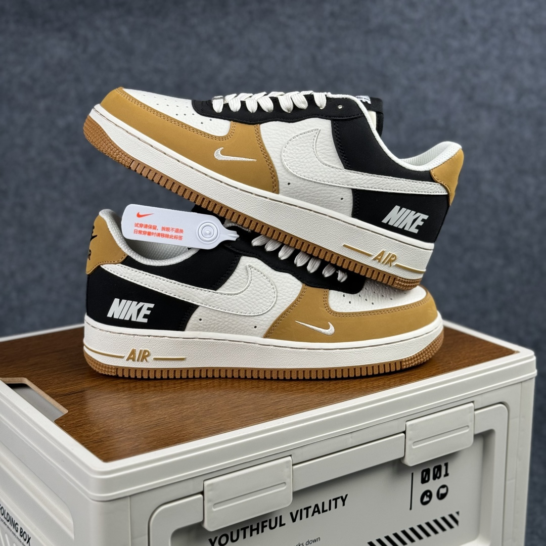 260 Nike Air Force 1'07 Low 白麦耀黑拼接 空军一号低帮休闲板鞋 IH0687-700-Chinese UA Cheap High Quatity Brand Clothes Bags handbags Sneakers wholesale wholesaler seller from China Factory suppliers Fashion Clothing Shoes best Quality Beautiful Price 260 Nike Air Force 1'07 Low 白麦耀黑拼接 空军一号低帮休闲板鞋 IH0687-700