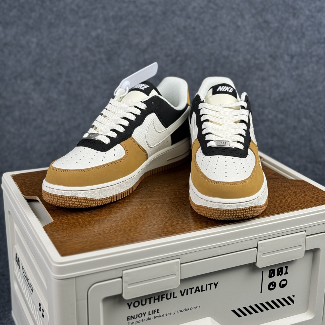 260 Nike Air Force 1'07 Low 白麦耀黑拼接 空军一号低帮休闲板鞋 IH0687-700-Chinese UA Cheap High Quatity Brand Clothes Bags handbags Sneakers wholesale wholesaler seller from China Factory suppliers Fashion Clothing Shoes best Quality Beautiful Price 260 Nike Air Force 1'07 Low 白麦耀黑拼接 空军一号低帮休闲板鞋 IH0687-700