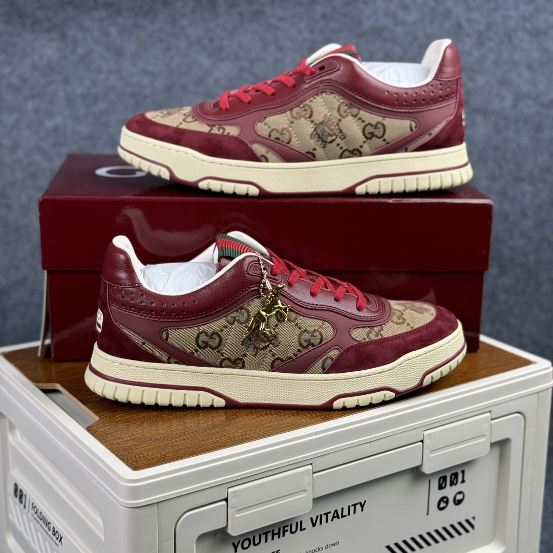 360 古驰Gucci Re-Web Leather Sneakers 系列低帮复古百搭训练休闲运动小白板鞋“皮革米白乌木色GG红绿标牌-Chinese UA Cheap High Quatity Brand Clothes Bags handbags Sneakers wholesale wholesaler seller from China Factory suppliers Fashion Clothing Shoes best Quality Beautiful Price 360 古驰Gucci Re-Web Leather Sneakers 系列低帮复古百搭训练休闲运动小白板鞋“皮革米白乌木色GG红绿标牌