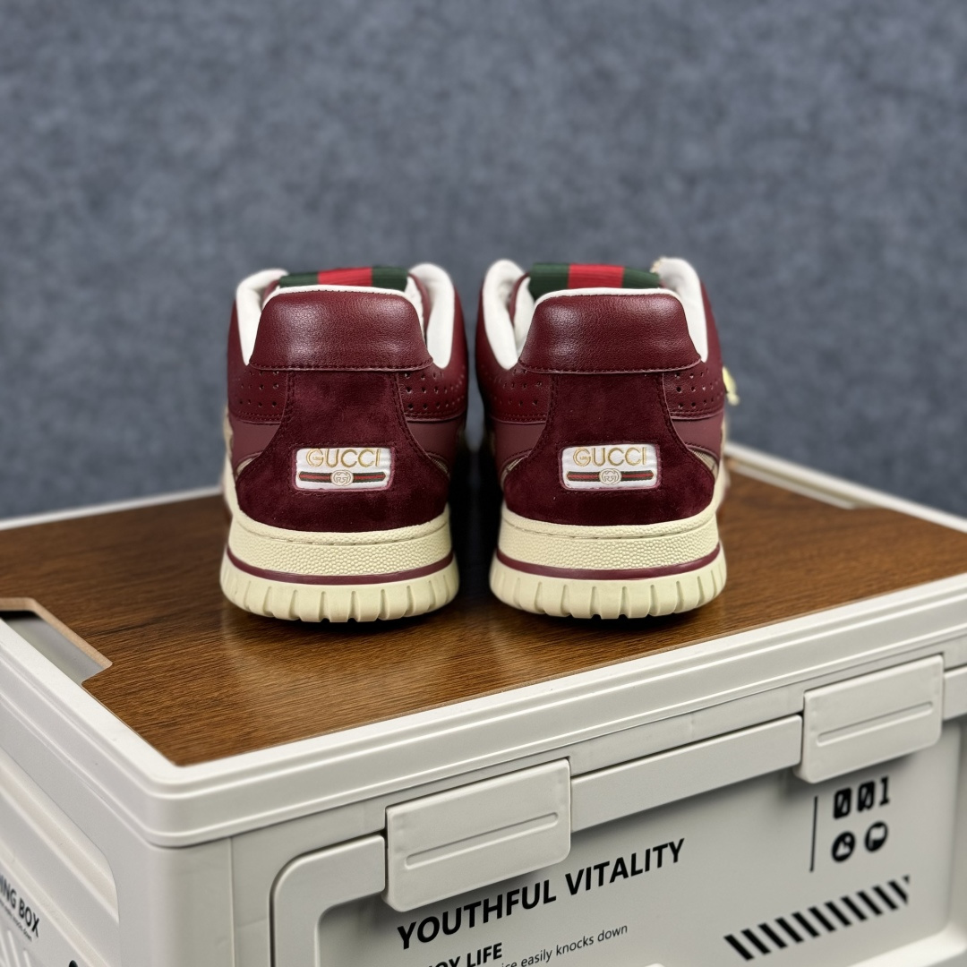 360 古驰Gucci Re-Web Leather Sneakers 系列低帮复古百搭训练休闲运动小白板鞋“皮革米白乌木色GG红绿标牌-Chinese UA Cheap High Quatity Brand Clothes Bags handbags Sneakers wholesale wholesaler seller from China Factory suppliers Fashion Clothing Shoes best Quality Beautiful Price 360 古驰Gucci Re-Web Leather Sneakers 系列低帮复古百搭训练休闲运动小白板鞋“皮革米白乌木色GG红绿标牌