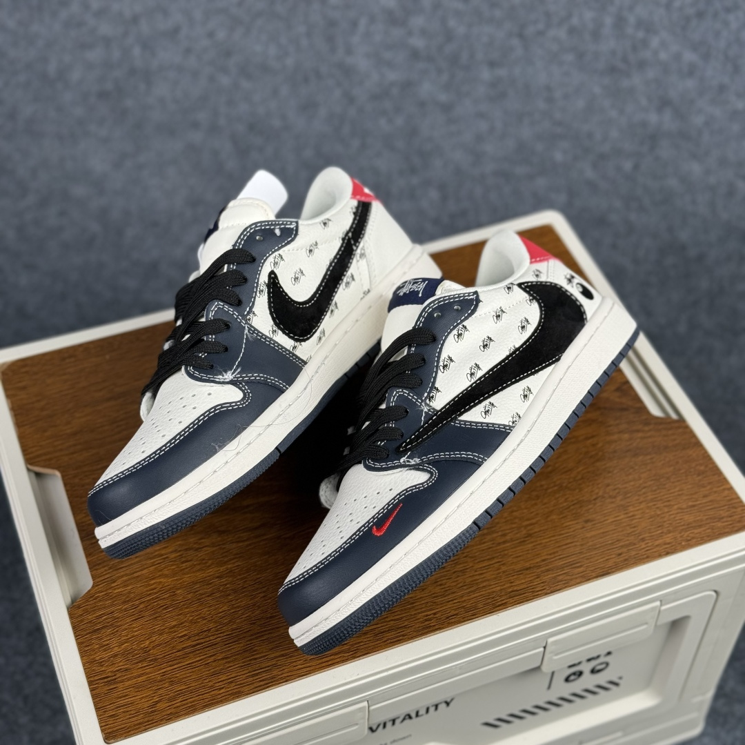 280 Air Jordan 1 Low AJ1 乔1斯图西联名 米白蓝红印花 高端定制 低帮复古篮球鞋 JW1188-170-Chinese UA Cheap High Quatity Brand Clothes Bags handbags Sneakers wholesale wholesaler seller from China Factory suppliers Fashion Clothing Shoes best Quality Beautiful Price 280 Air Jordan 1 Low AJ1 乔1斯图西联名 米白蓝红印花 高端定制 低帮复古篮球鞋 JW1188-170