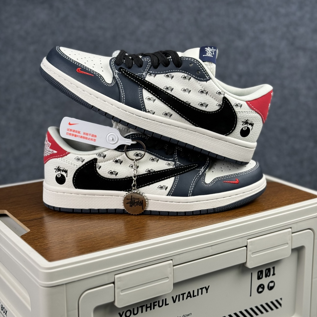 280 Air Jordan 1 Low AJ1 乔1斯图西联名 米白蓝红印花 高端定制 低帮复古篮球鞋 JW1188-170-Chinese UA Cheap High Quatity Brand Clothes Bags handbags Sneakers wholesale wholesaler seller from China Factory suppliers Fashion Clothing Shoes best Quality Beautiful Price 280 Air Jordan 1 Low AJ1 乔1斯图西联名 米白蓝红印花 高端定制 低帮复古篮球鞋 JW1188-170