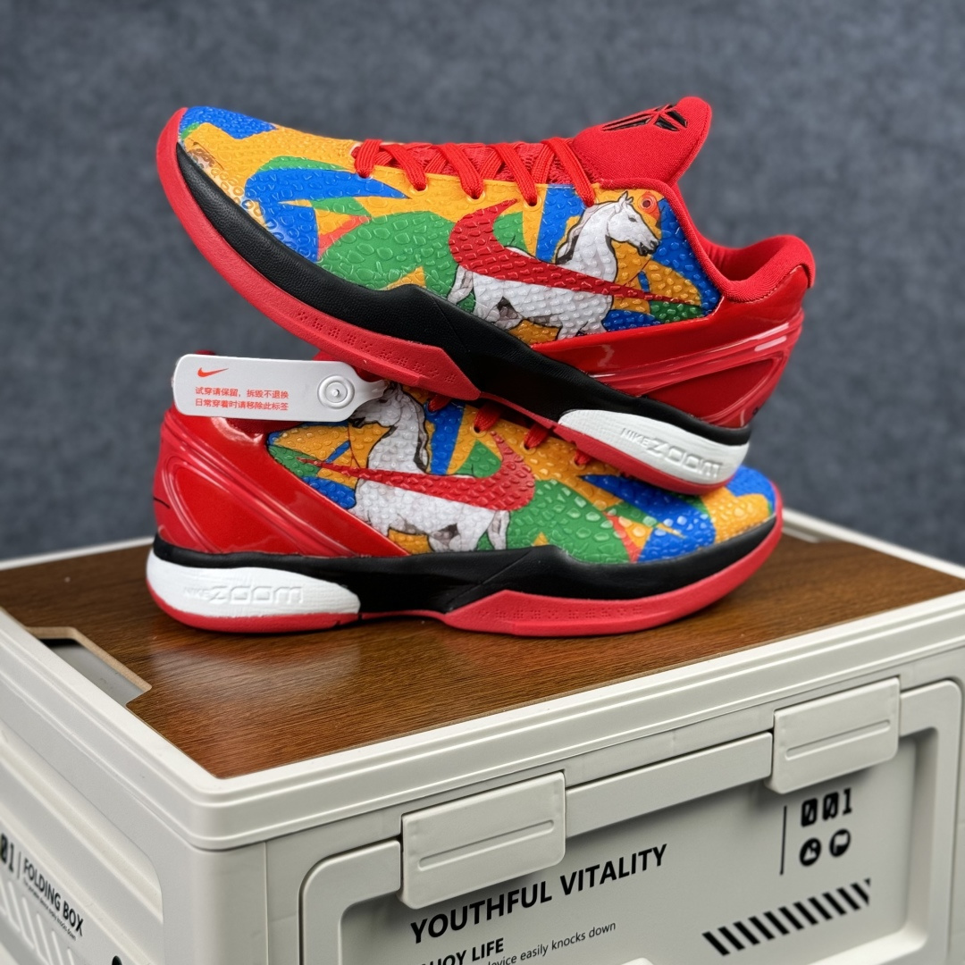 360 Nike Zoom Kobe VI 马年限定 CNY新年款 科比6代 低帮复刻实战运动低帮文化篮球鞋 CW2190-021-Chinese UA Cheap High Quatity Brand Clothes Bags handbags Sneakers wholesale wholesaler seller from China Factory suppliers Fashion Clothing Shoes best Quality Beautiful Price 360 Nike Zoom Kobe VI 马年限定 CNY新年款 科比6代 低帮复刻实战运动低帮文化篮球鞋 CW2190-021