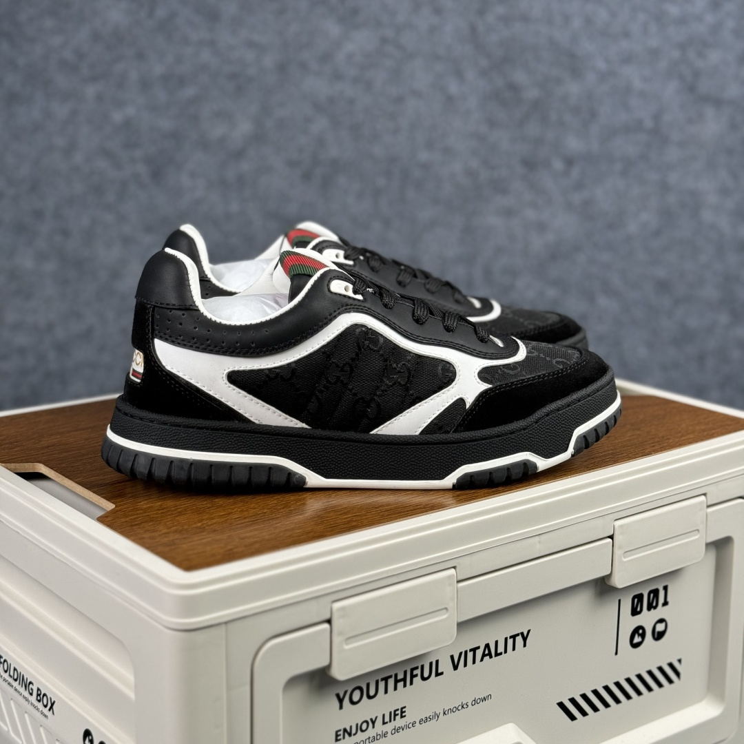 360 古驰Gucci Re-Web Leather Sneakers 系列低帮复古百搭训练休闲运动小白板鞋“皮革米白乌木色GG红绿标牌-Chinese UA Cheap High Quatity Brand Clothes Bags handbags Sneakers wholesale wholesaler seller from China Factory suppliers Fashion Clothing Shoes best Quality Beautiful Price 360 古驰Gucci Re-Web Leather Sneakers 系列低帮复古百搭训练休闲运动小白板鞋“皮革米白乌木色GG红绿标牌