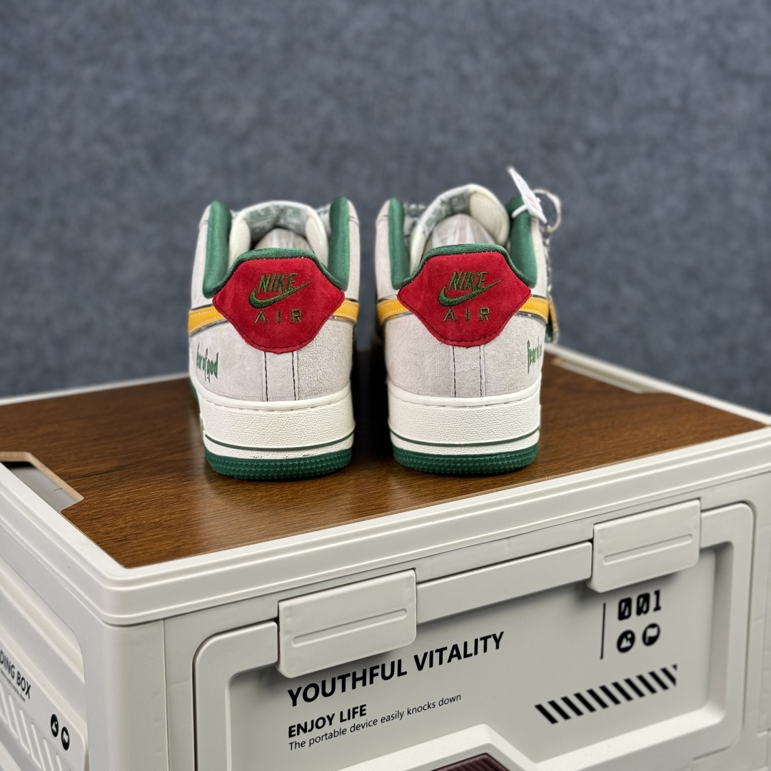 260 Nike Air Force 1'07 Low 灰绿撞色 空军一号低帮休闲板鞋 SY1388-025