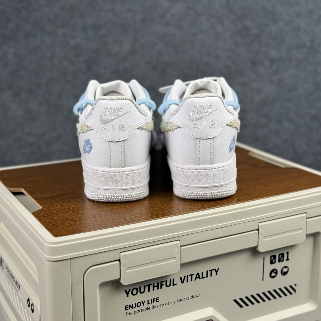 260 Nike Air Force 1'07 Low 奶蓝编织 空军一号低帮休闲板鞋 DC9999-223
