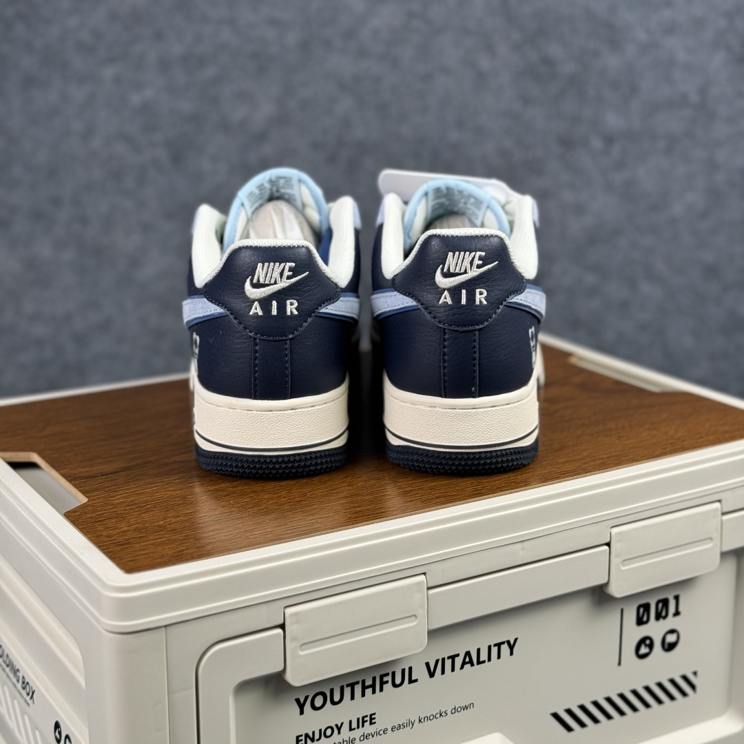 260 Nike Air Force 1'07 Low 暴力熊联名 北卡蓝双钩 空军一号低帮休闲板鞋 XD9314-616