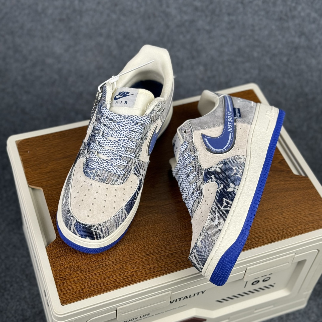 260 Nike Air Force 1'07 Low 单宁老花 空军一号低帮休闲板鞋 SY1388-031-Chinese UA Cheap High Quatity Brand Clothes Bags handbags Sneakers wholesale wholesaler seller from China Factory suppliers Fashion Clothing Shoes best Quality Beautiful Price 260 Nike Air Force 1'07 Low 单宁老花 空军一号低帮休闲板鞋 SY1388-031