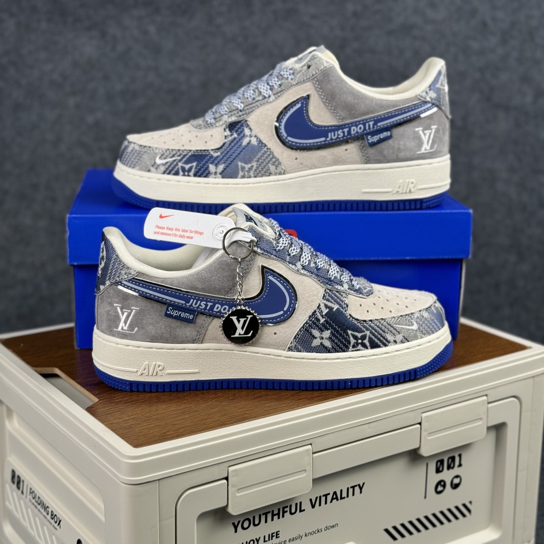 260 Nike Air Force 1'07 Low 单宁老花 空军一号低帮休闲板鞋 SY1388-031-Chinese UA Cheap High Quatity Brand Clothes Bags handbags Sneakers wholesale wholesaler seller from China Factory suppliers Fashion Clothing Shoes best Quality Beautiful Price 260 Nike Air Force 1'07 Low 单宁老花 空军一号低帮休闲板鞋 SY1388-031