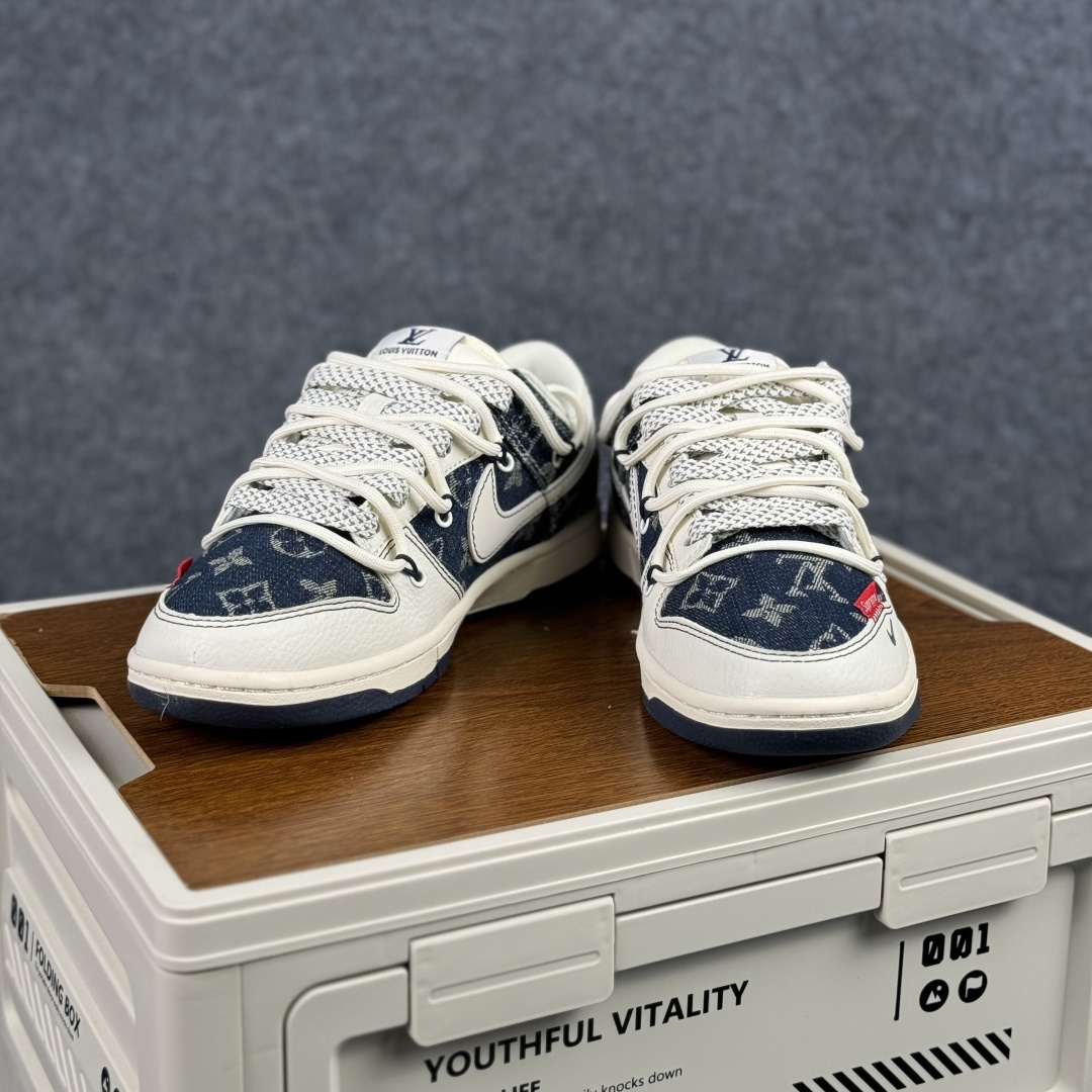 300 Nike SB Dunk Low 单宁老花 绑带 高端定制 低帮休闲板鞋 YX5066-397