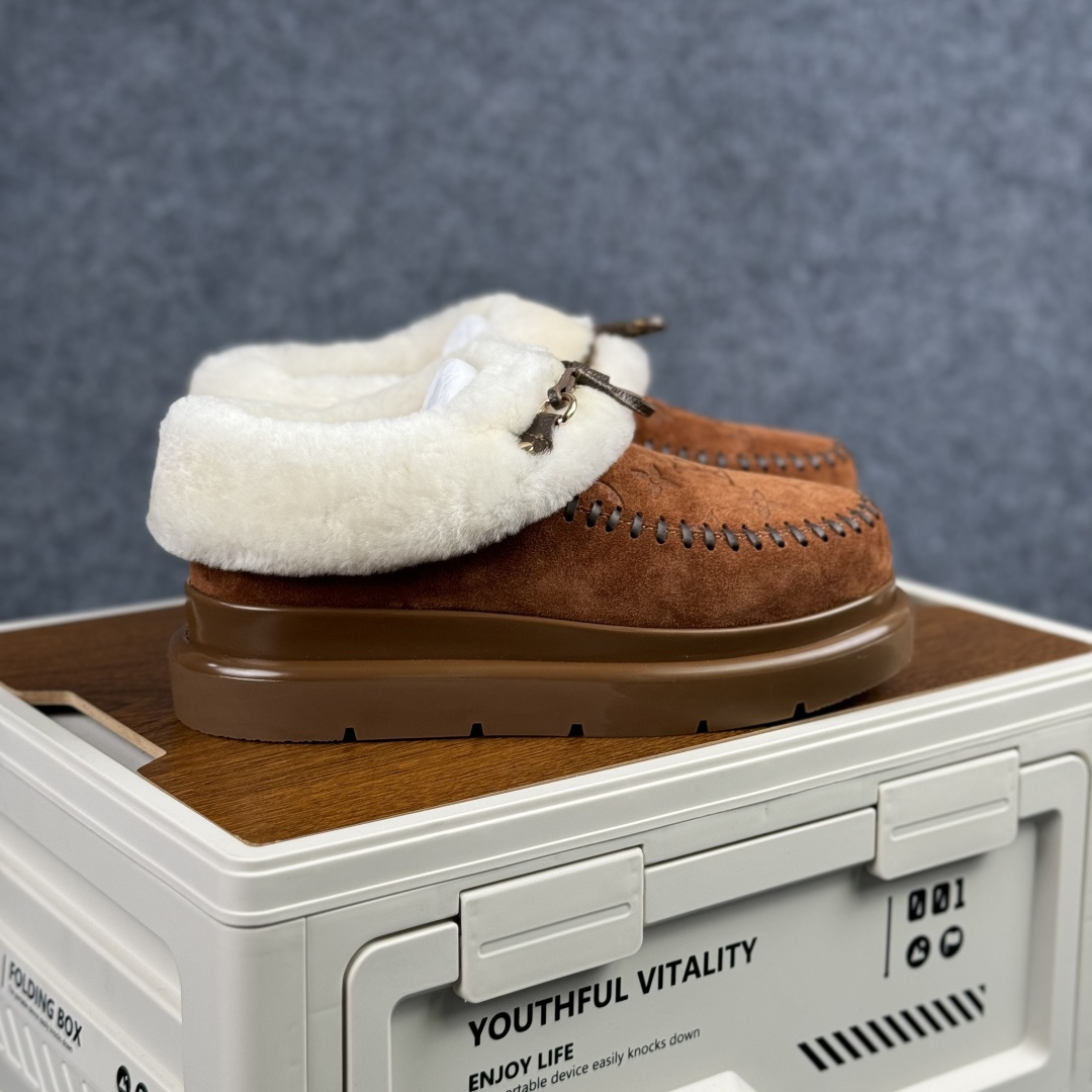 380 顶级版本 LV路易威登L家 驴牌 Cortina系列 毛靴 雪地靴 短靴
