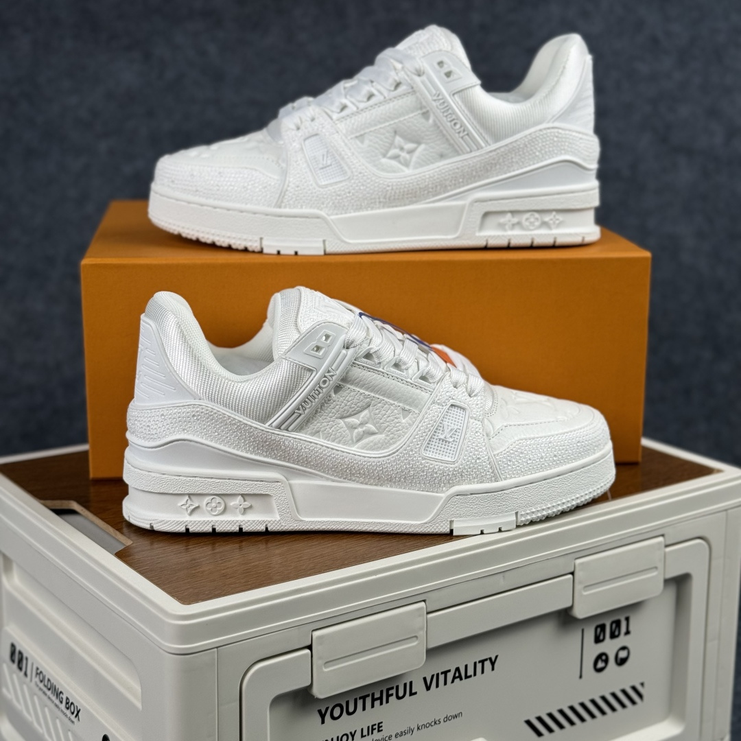 480 广奢高端货 LOUIS VUITTON 路易威登 LV Trainer 板鞋-Chinese UA Cheap High Quatity Brand Clothes Bags handbags Sneakers wholesale wholesaler seller from China Factory suppliers Fashion Clothing Shoes best Quality Beautiful Price 480 广奢高端货 LOUIS VUITTON 路易威登 LV Trainer 板鞋