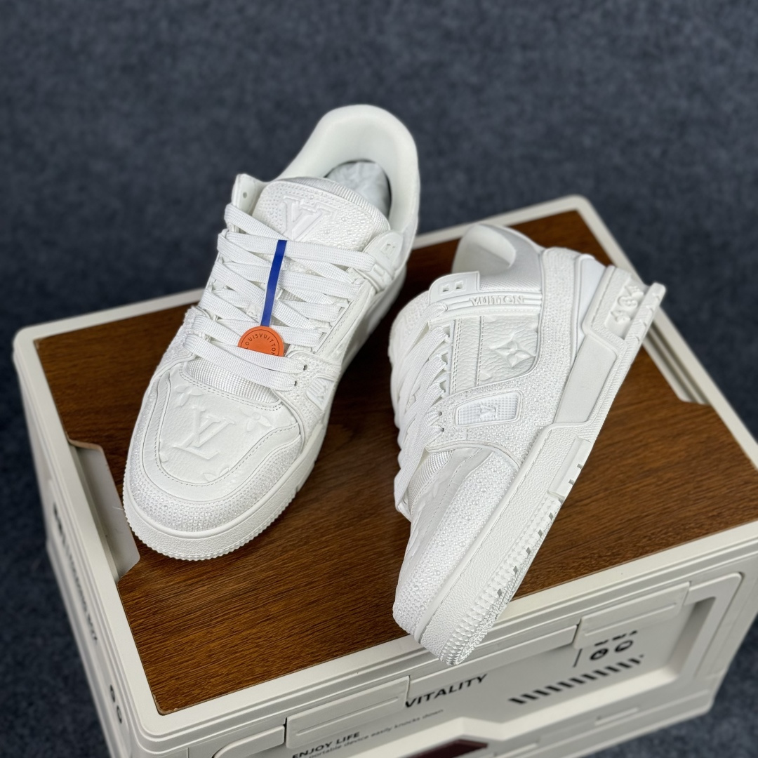 480 广奢高端货 LOUIS VUITTON 路易威登 LV Trainer 板鞋-Chinese UA Cheap High Quatity Brand Clothes Bags handbags Sneakers wholesale wholesaler seller from China Factory suppliers Fashion Clothing Shoes best Quality Beautiful Price 480 广奢高端货 LOUIS VUITTON 路易威登 LV Trainer 板鞋
