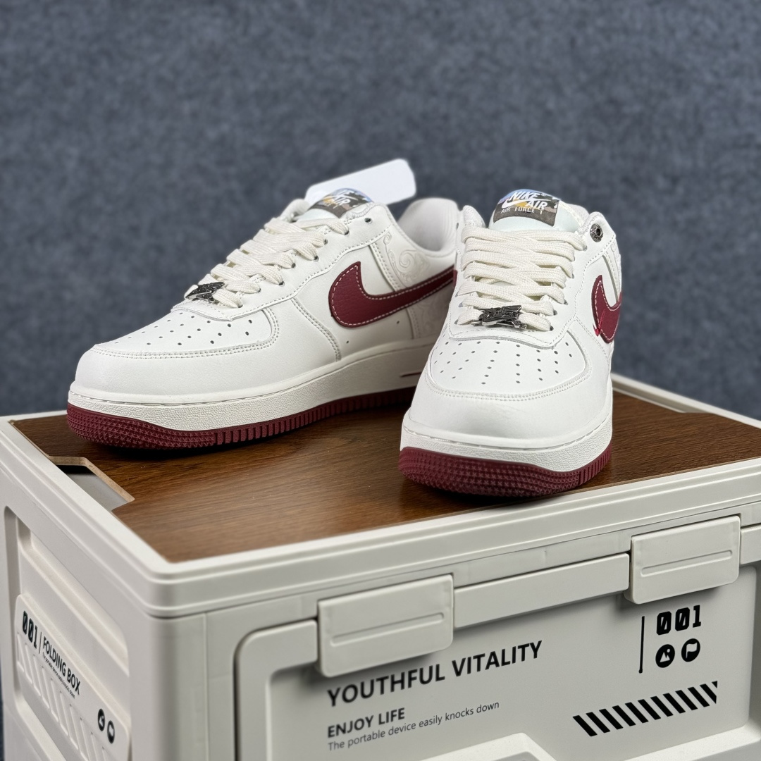 260 Nike Air Force 1'07 Low 马年限定 白红 空军一号低帮休闲板鞋 DD1982-348-Chinese UA Cheap High Quatity Brand Clothes Bags handbags Sneakers wholesale wholesaler seller from China Factory suppliers Fashion Clothing Shoes best Quality Beautiful Price 260 Nike Air Force 1'07 Low 马年限定 白红 空军一号低帮休闲板鞋 DD1982-348