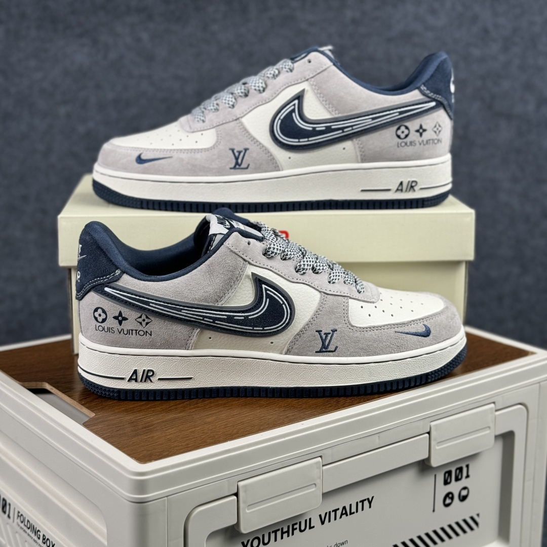 260 Nike Air Force 1'07 Low 联名款 灰蓝调 空军一号低帮休闲板鞋 SS1979-011-Chinese UA Cheap High Quatity Brand Clothes Bags handbags Sneakers wholesale wholesaler seller from China Factory suppliers Fashion Clothing Shoes best Quality Beautiful Price 260 Nike Air Force 1'07 Low 联名款 灰蓝调 空军一号低帮休闲板鞋 SS1979-011