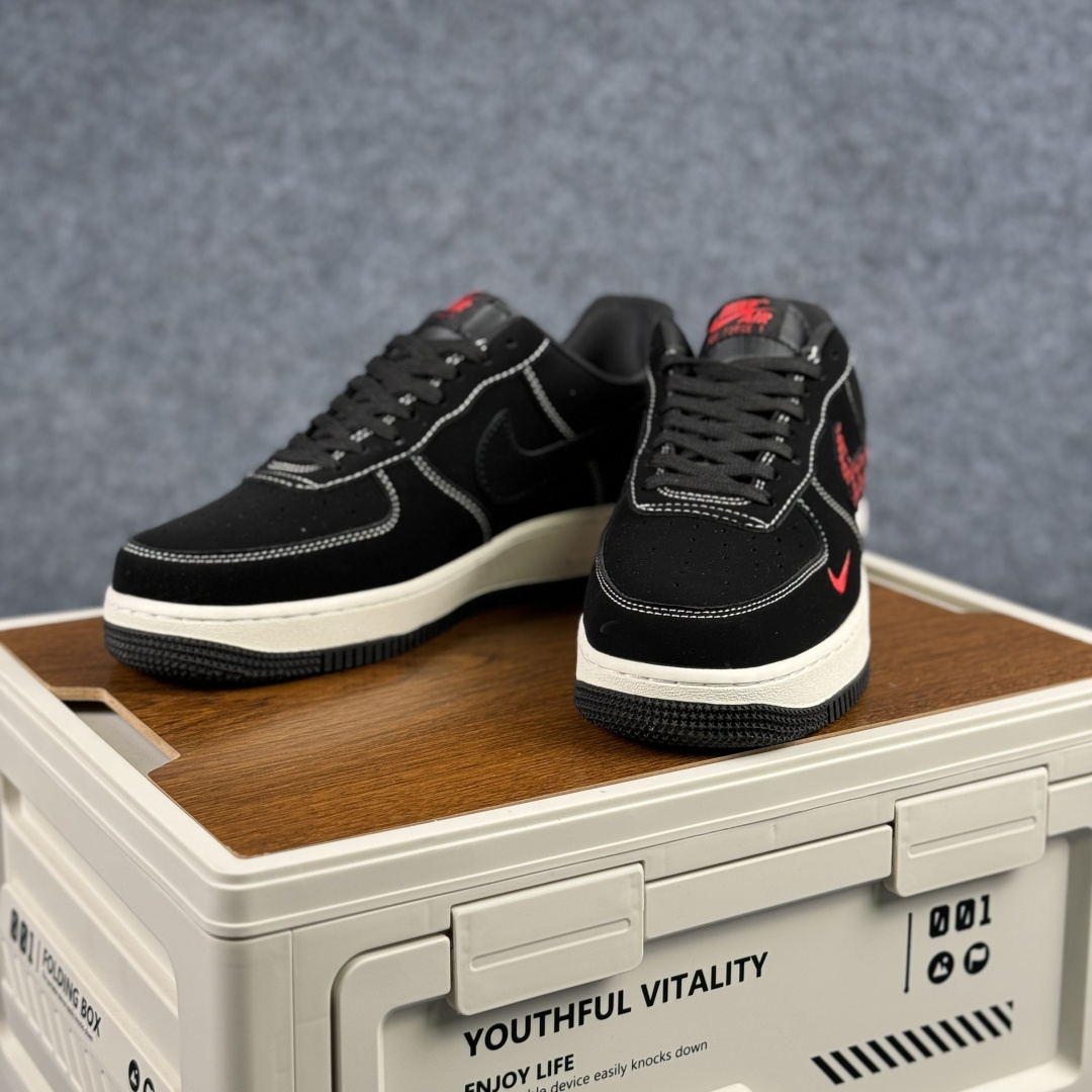 260 Nike Air Force 1'07 Low 川久保玲联名 磨砂黑红爱心 空军一号低帮休闲板鞋 LD1999-007-Chinese UA Cheap High Quatity Brand Clothes Bags handbags Sneakers wholesale wholesaler seller from China Factory suppliers Fashion Clothing Shoes best Quality Beautiful Price 260 Nike Air Force 1'07 Low 川久保玲联名 磨砂黑红爱心 空军一号低帮休闲板鞋 LD1999-007