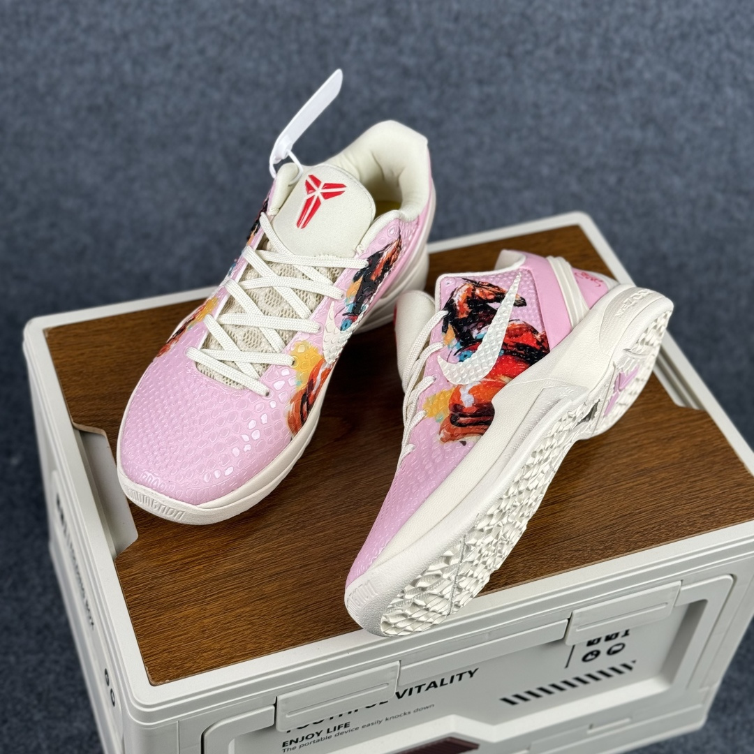 360 Nike Zoom Kobe VI 马年限定 CNY新年款 科比6代 低帮复刻实战运动低帮文化篮球鞋 CW2190-018