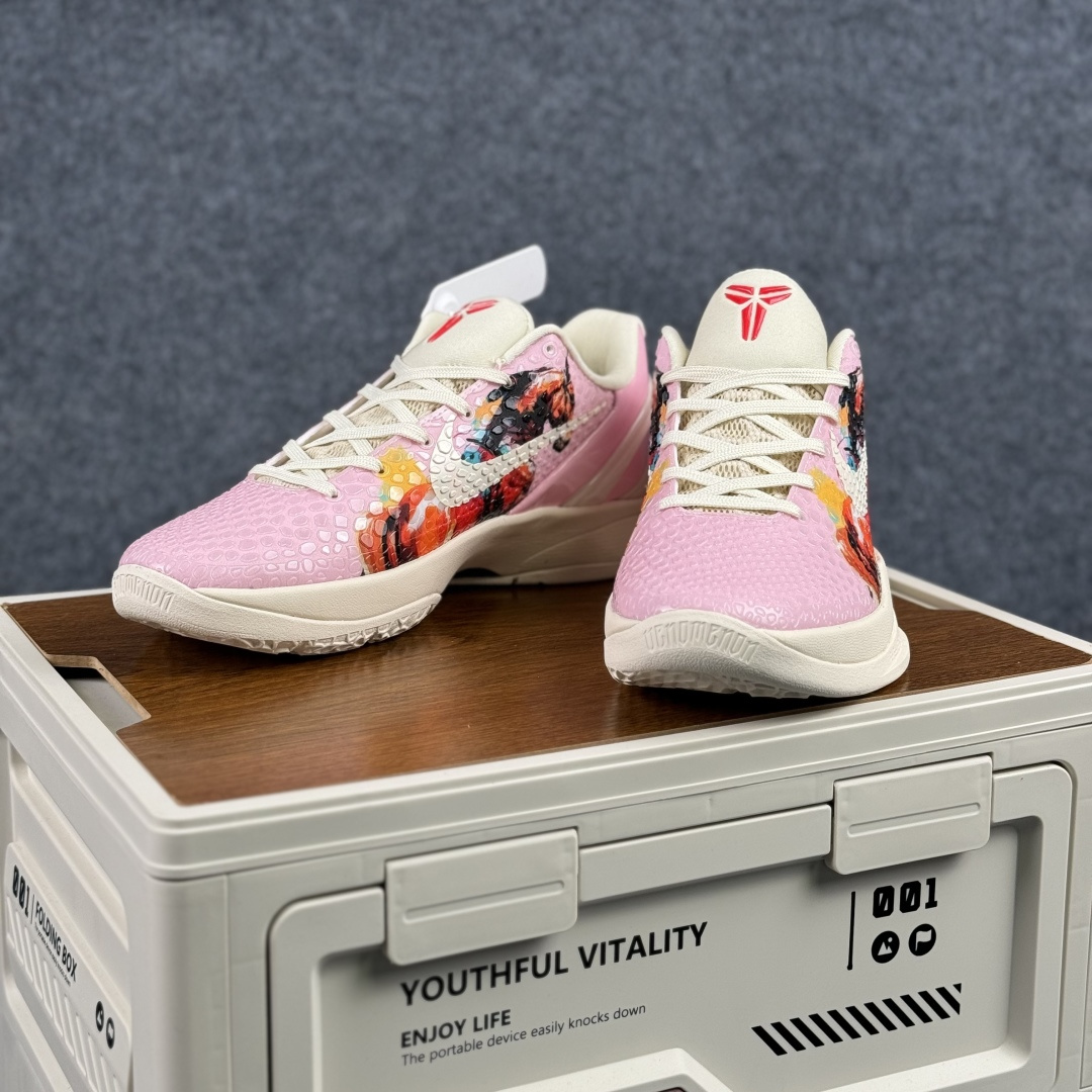 360 Nike Zoom Kobe VI 马年限定 CNY新年款 科比6代 低帮复刻实战运动低帮文化篮球鞋 CW2190-018