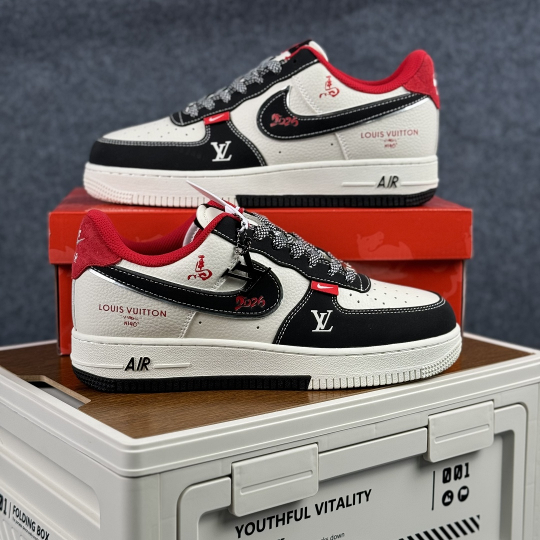 260 NIke Air Force 1 ‘07 Low 马年限定 LV联名 空军一号 低帮 运动鞋 休闲鞋 CS5288-722-Chinese UA Cheap High Quatity Brand Clothes Bags handbags Sneakers wholesale wholesaler seller from China Factory suppliers Fashion Clothing Shoes best Quality Beautiful Price 260 NIke Air Force 1 ‘07 Low 马年限定 LV联名 空军一号 低帮 运动鞋 休闲鞋 CS5288-722
