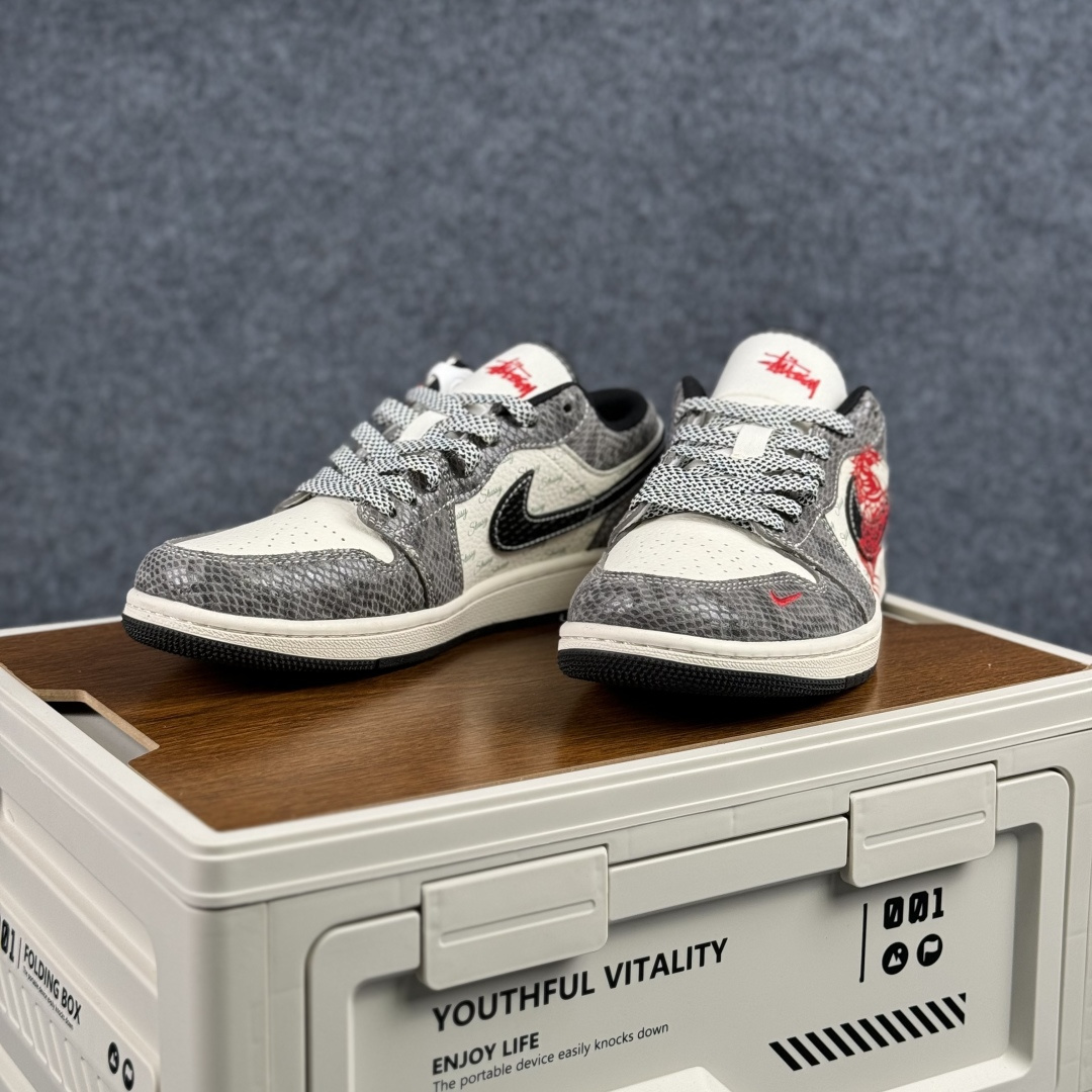280 Air Jordan 1 Low AJ1 乔1马年 马到功成 高端定制 低帮复古篮球鞋 FC7688-202
