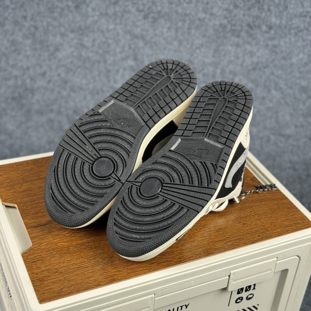 280 Air Jordan 1 Low AJ1 乔1迪奥联名 黑灰 高端定制 低帮复古篮球鞋 LD8888-012