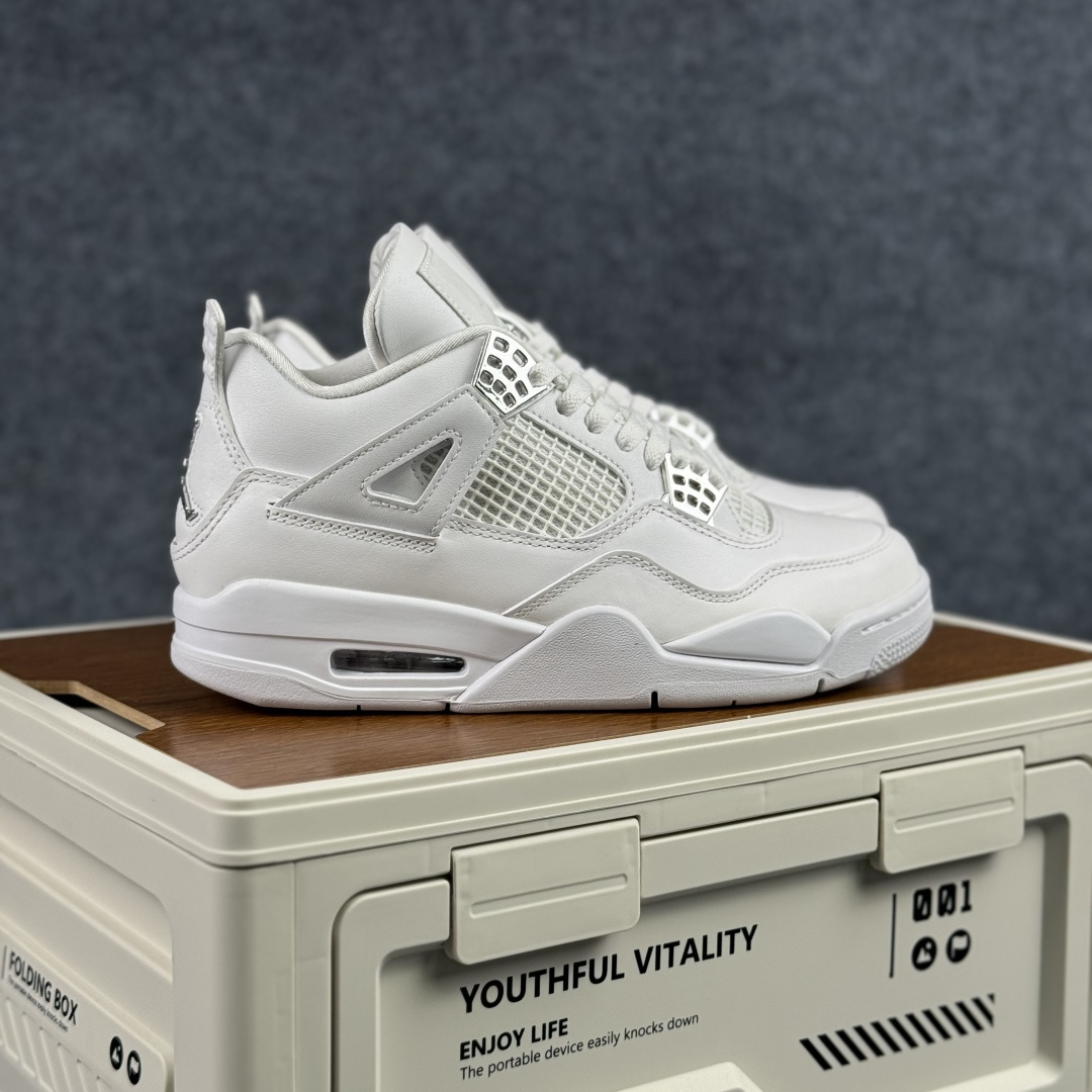 300 W版 Air Jordan AJ4 ”Metallic Gold” 纯白 乔丹AJ4代中帮复古休闲篮球鞋 308497-100-Chinese UA Cheap High Quatity Brand Clothes Bags handbags Sneakers wholesale wholesaler seller from China Factory suppliers Fashion Clothing Shoes best Quality Beautiful Price 300 W版 Air Jordan AJ4 ”Metallic Gold” 纯白 乔丹AJ4代中帮复古休闲篮球鞋 308497-100