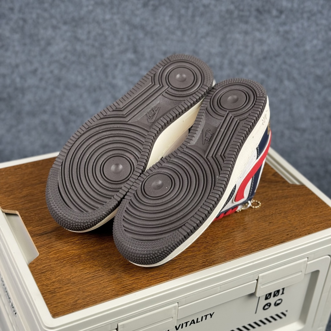 260 Nike Air Force 1'07 Low 马年限定 藏蓝撞红白 空军一号低帮休闲板鞋 HT5088-617