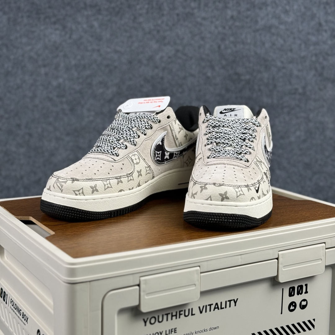 260 Nike Air Force 1'07 Low 灰白老花 空军一号低帮休闲板鞋 SY1388-030-Chinese UA Cheap High Quatity Brand Clothes Bags handbags Sneakers wholesale wholesaler seller from China Factory suppliers Fashion Clothing Shoes best Quality Beautiful Price 260 Nike Air Force 1'07 Low 灰白老花 空军一号低帮休闲板鞋 SY1388-030