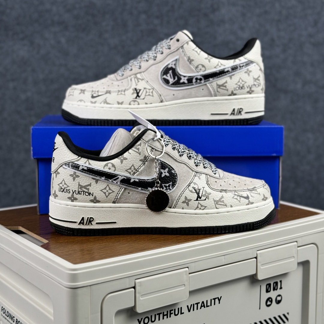260 Nike Air Force 1'07 Low 灰白老花 空军一号低帮休闲板鞋 SY1388-030-Chinese UA Cheap High Quatity Brand Clothes Bags handbags Sneakers wholesale wholesaler seller from China Factory suppliers Fashion Clothing Shoes best Quality Beautiful Price 260 Nike Air Force 1'07 Low 灰白老花 空军一号低帮休闲板鞋 SY1388-030