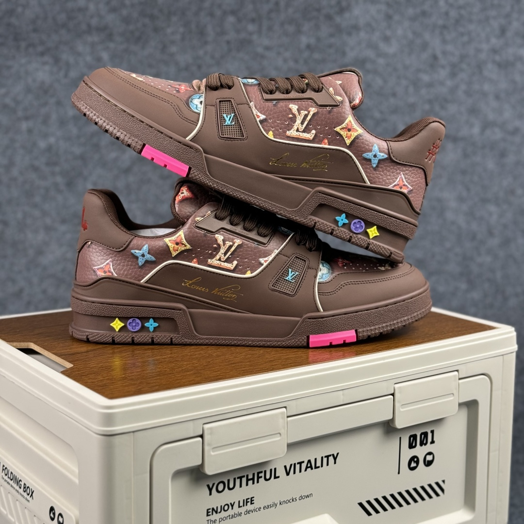 500 广奢高端货 LOUIS VUITTON 路易威登 LV Trainer 板鞋